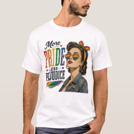 Meer trots, minder vooroordeel LGBTQ Pride T-shirt