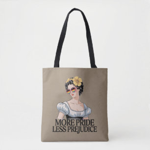Meer trots minder vooroordeel LGBTQ Trots bondgeno Tote Bag