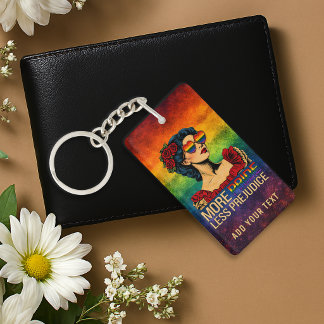 Meer trots, minder vooroordeel Pride Month LGBTQ Sleutelhanger