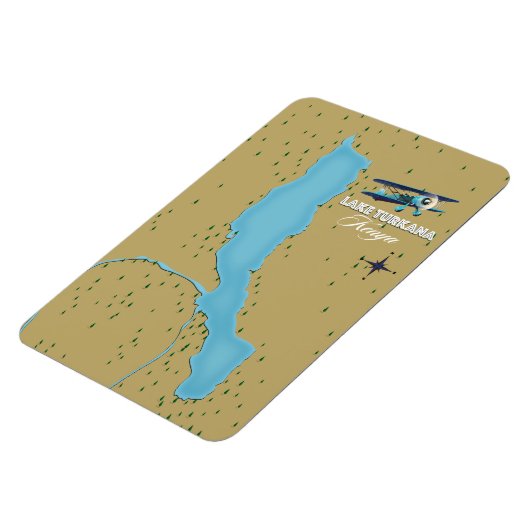 Meer Turkana Kenia Magneet (Linkerzijde)