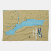 Meer Turkana Kenia Theedoek (Horizontaal)