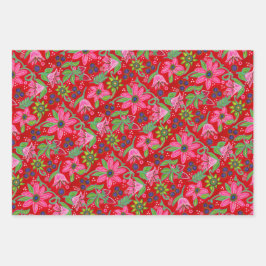 Meer Vakantie Cheer cadeau wrap sheets Inpakpapier Vel