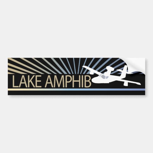 Meer van Amphib Aviation Bumpersticker (Voorkant)