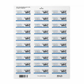 Meer van Amphib Aviation Etiket (Full Sheet)
