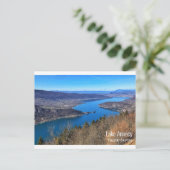 Meer van Annecy, Haute-Savoie, Franse Alpen Briefkaart (Staand voorkant)