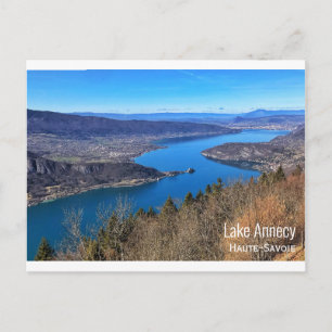 Meer van Annecy, Haute-Savoie, Franse Alpen Briefkaart