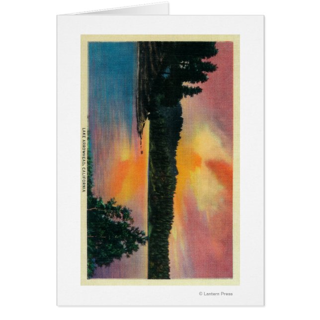 Meer van Arrowiad bij SunsetLake Arrowiad, CA (Voorkant)