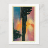 Meer van Arrowiad bij SunsetLake Arrowiad, CA Briefkaart (Voorkant)