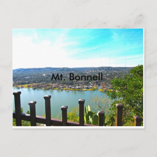 Meer van Austin uit Mt. Bonnell Briefkaart (Voorkant)