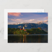 Meer van Bled Briefkaart (Voorkant / Achterkant)