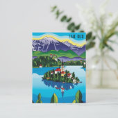 Meer van Bled Slovenië Briefkaart (Staand voorkant)