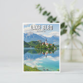 Meer van Bled Slovenië Briefkaart (Staand voorkant)
