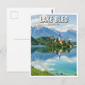 Meer van Bled Slovenië Briefkaart (Voorkant / Achterkant)