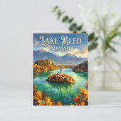 Meer van Bled Slovenië Briefkaart (Staand voorkant)
