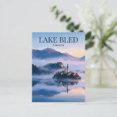 Meer van Bled Slovenië Briefkaart (Staand voorkant)