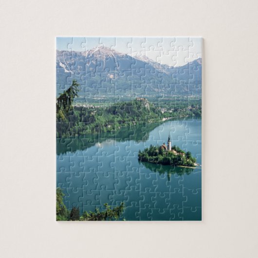 Meer van Bled Slovenië Legpuzzel (Verticaal)
