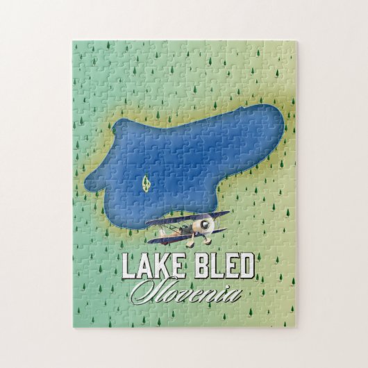Meer van Bled Slovenië Legpuzzel (Verticaal)