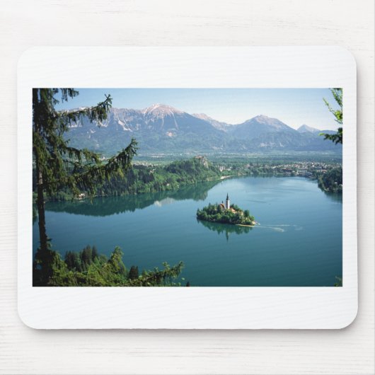 Meer van Bled Slovenië Muismat (Voorkant)