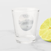 Meer van Bled Slovenië Shot Glas (Achterkant)