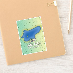 Meer van Bled Slovenië Sticker