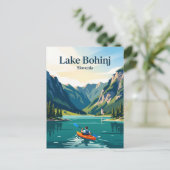 Meer van Bohinj, Slovenië Briefkaart (Staand voorkant)