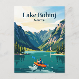 Meer van Bohinj, Slovenië Briefkaart