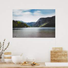 Meer van Bohinj, Slovenië Poster