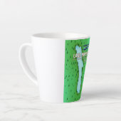 Meer van Bourget Frankrijk mooi reisposter Latte Mok (Linkerhoek)