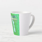 Meer van Bourget Frankrijk mooi reisposter Latte Mok (Rechterhoek)