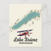 Meer van Brienz Zwitserland kaart (Voorkant)