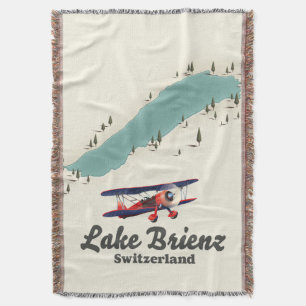 Meer van Brienz Zwitserland kaart Poster Deken