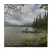 Meer van Canoeing Tegeltje (Voorkant)