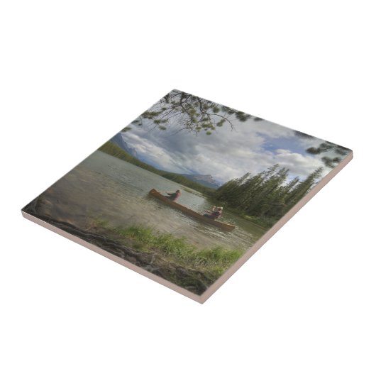 Meer van Canoeing Tegeltje (Zijkant)