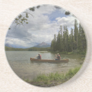 Meer van Canoeing Zandsteen Onderzetter