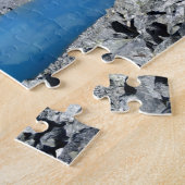 Meer van Catherine en Banner Peak - Sierra Nevada Legpuzzel (Zijkant)