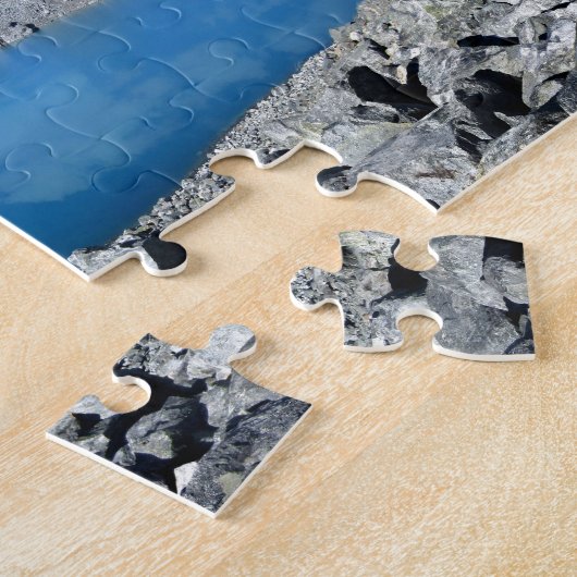 Meer van Catherine en Banner Peak - Sierra Nevada Legpuzzel (Zijkant)