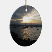 Meer van ChamPlain bij Sunset Keramisch Ornament (Rechts)