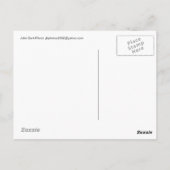 Meer van Champlain Sunset Paddler Briefkaart (Achterkant)