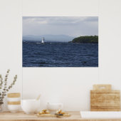 Meer van Champlatte Breakwater Poster (Keuken)