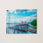 Meer van Champlatte Vermont Legpuzzel (Horizontaal)