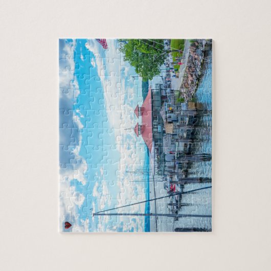 Meer van Champlatte Vermont Legpuzzel (Verticaal)