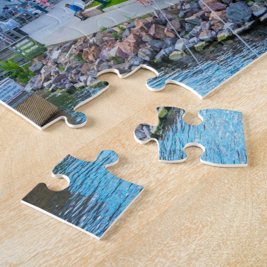 Meer van Champlatte Vermont Legpuzzel (Zijkant)