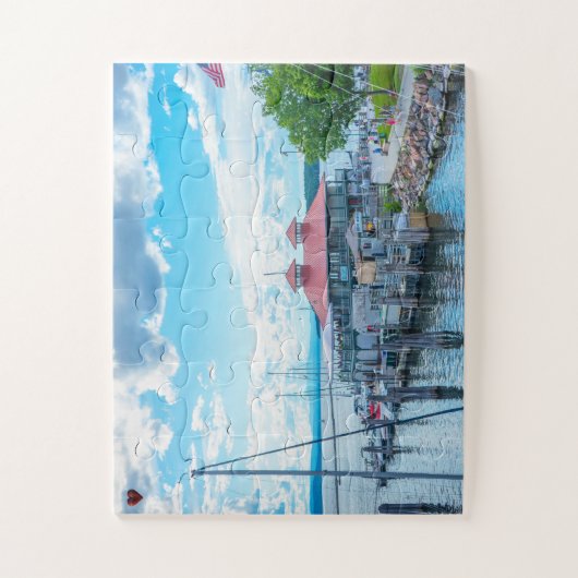 Meer van Champlatte Vermont Legpuzzel (Verticaal)