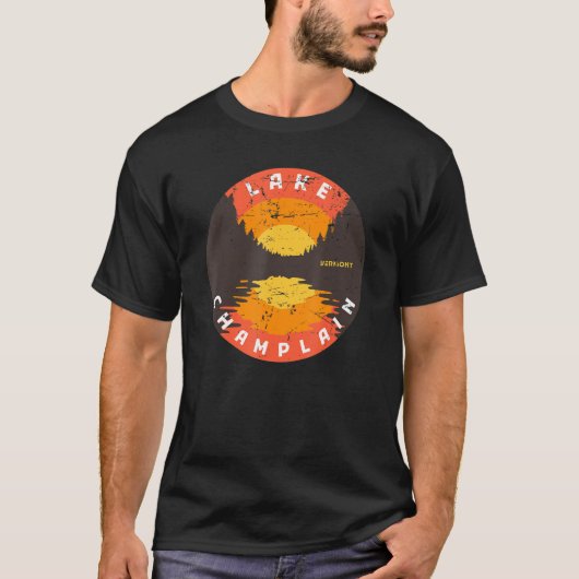  Meer van ChamPlavlavermont Sunset T-shirt (Voorkant)