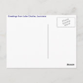 Meer van Charles, Briefkaart van het Louisiana Har (Achterkant)