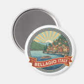 Meer van Como Bellagio Italië Magneet (Voorkant / Achterkant)