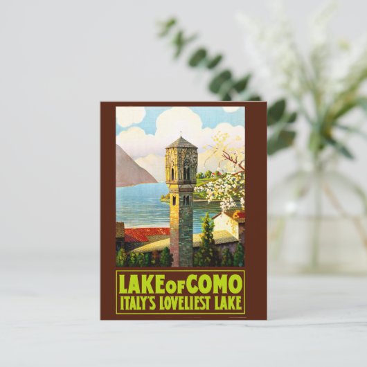 Meer van Como Het mooiste meer van Italië, Briefkaart (Staand voorkant)