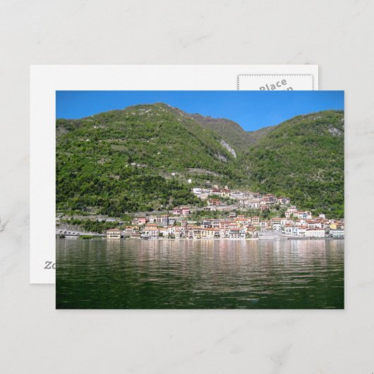 Meer van Como, Italië - Briefkaart (Voorkant / Achterkant)