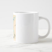 Meer van Como Italië Kaart Reisposter Grote Koffiekop (Rechts)