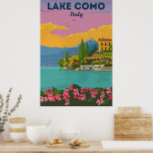 Meer van Como, Italië Poster (Keuken)